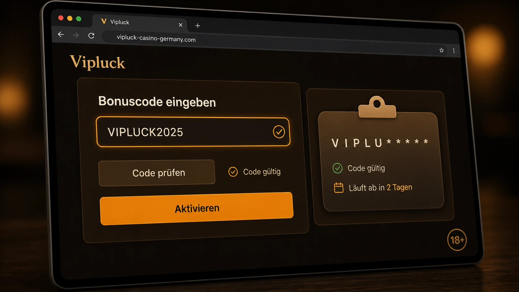 Bonuscodes richtig verwenden